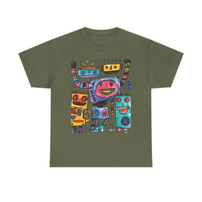 Colorful Graphic Cotton Tee