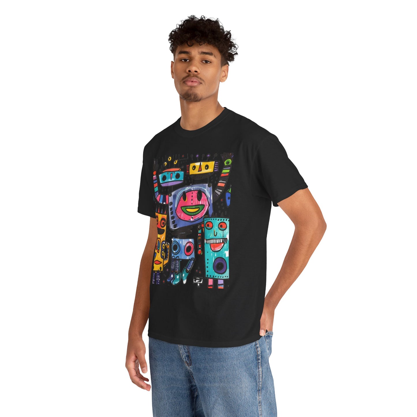 Colorful Graphic Cotton Tee