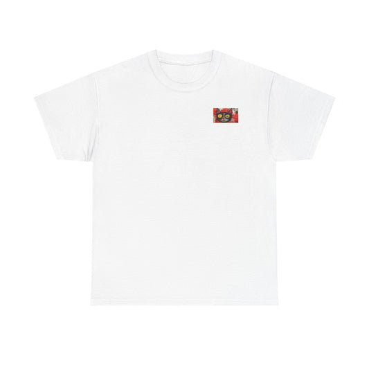 Vibrant Cat Art Cotton Tee