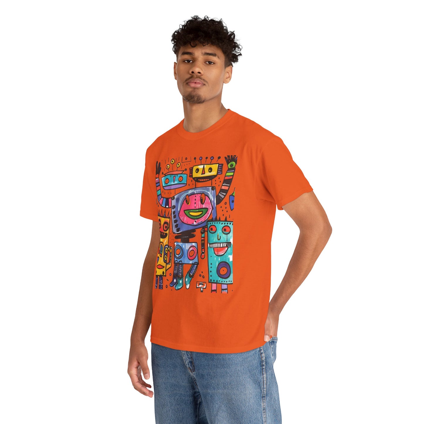 Colorful Graphic Cotton Tee