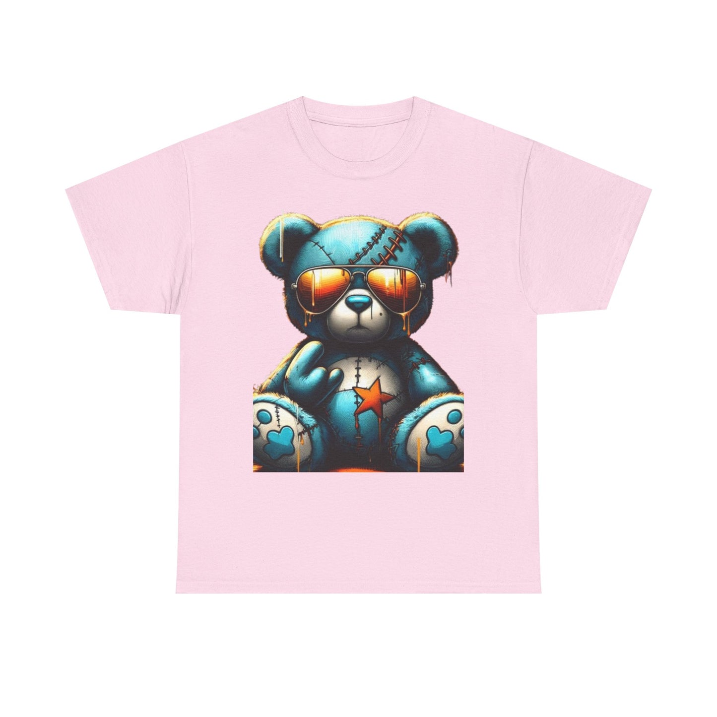 Cool Teddy Bear Cotton Graphic Tee