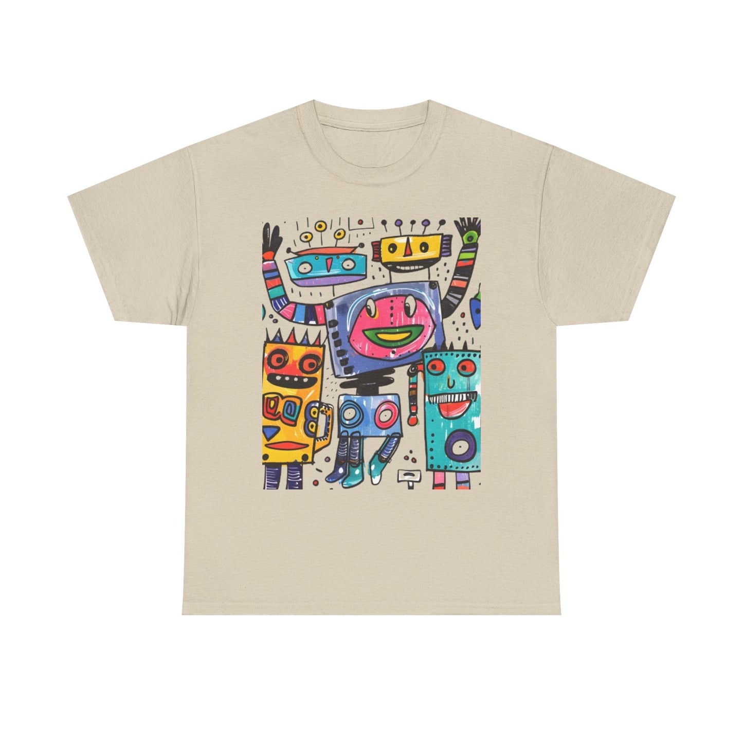 Colorful Graphic Cotton Tee