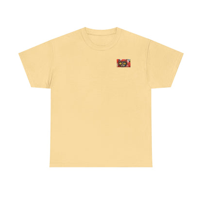 Vibrant Cat Art Cotton Tee