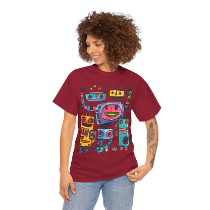 Colorful Graphic Cotton Tee