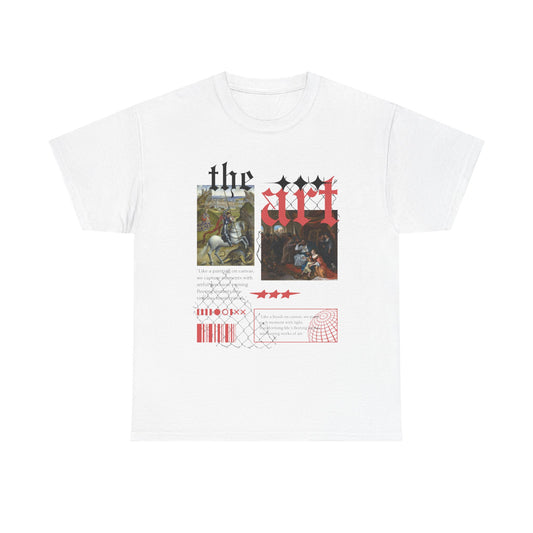 Art-Inspired Unisex Heavy Cotton Tee