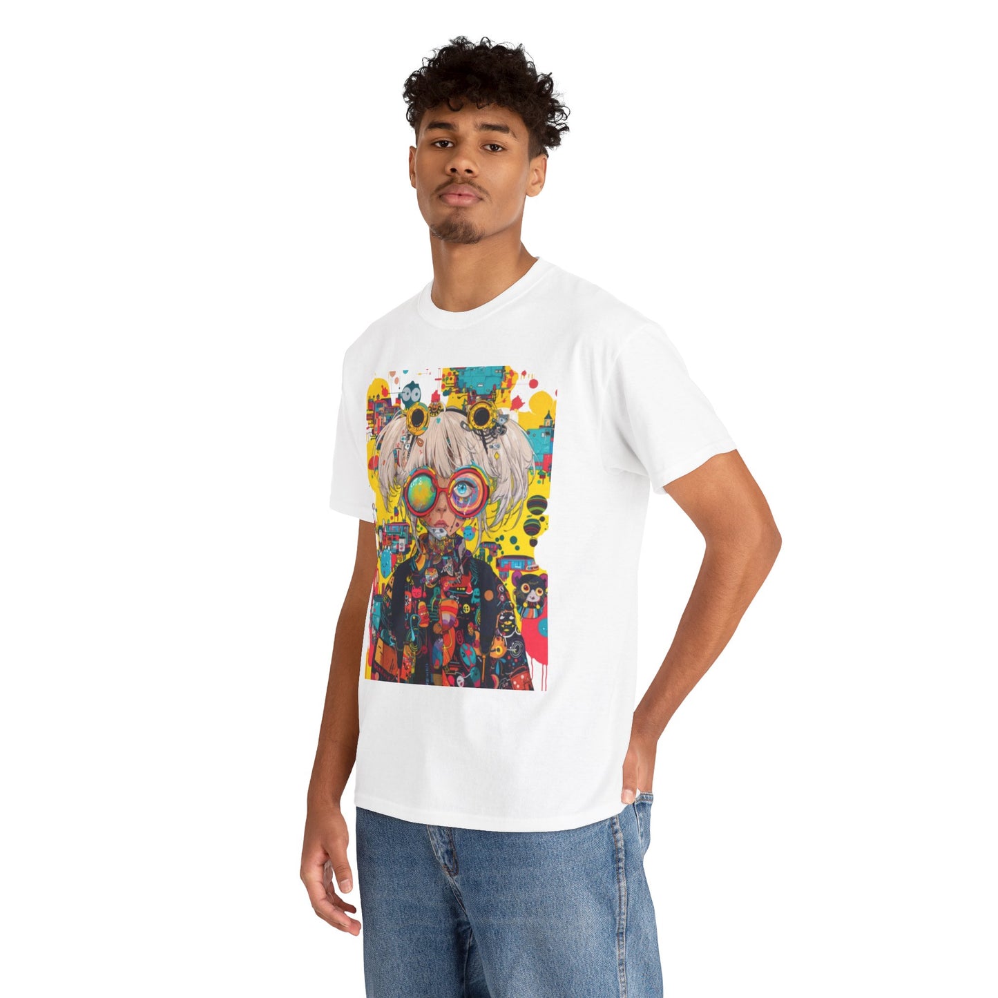 Abstract Graphic Cotton Tee