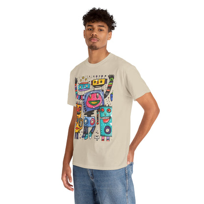 Colorful Graphic Cotton Tee