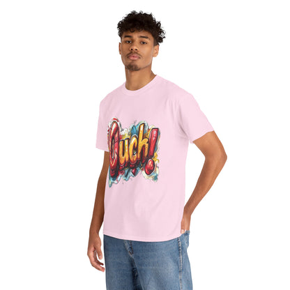 Vibrant Graphic Cotton Tee - 'Ouch!'