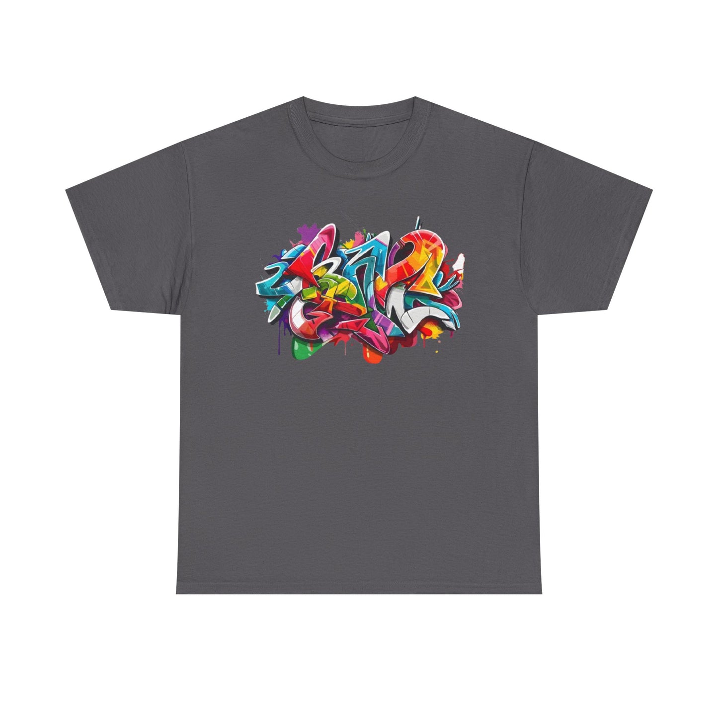 Colorful Graffiti Cotton Tee