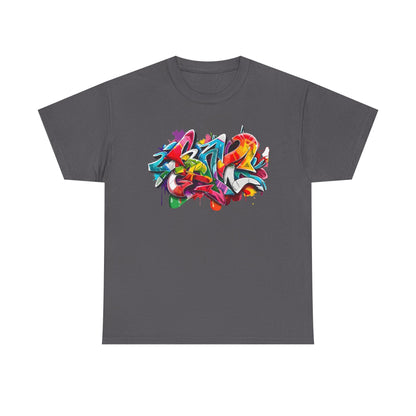 Colorful Graffiti Cotton Tee