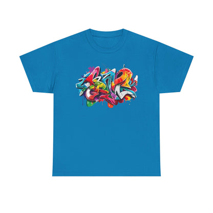 Colorful Graffiti Cotton Tee