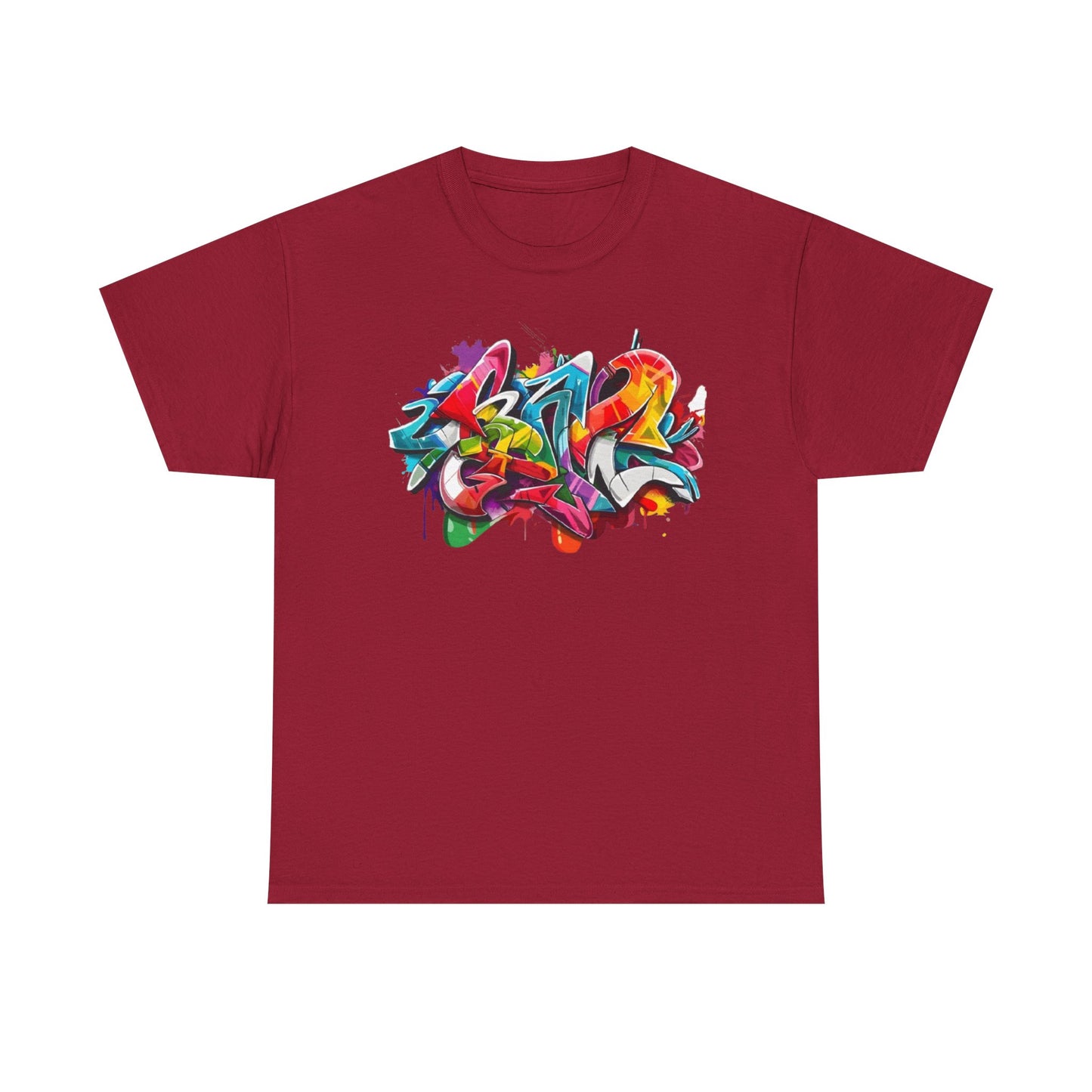 Colorful Graffiti Cotton Tee