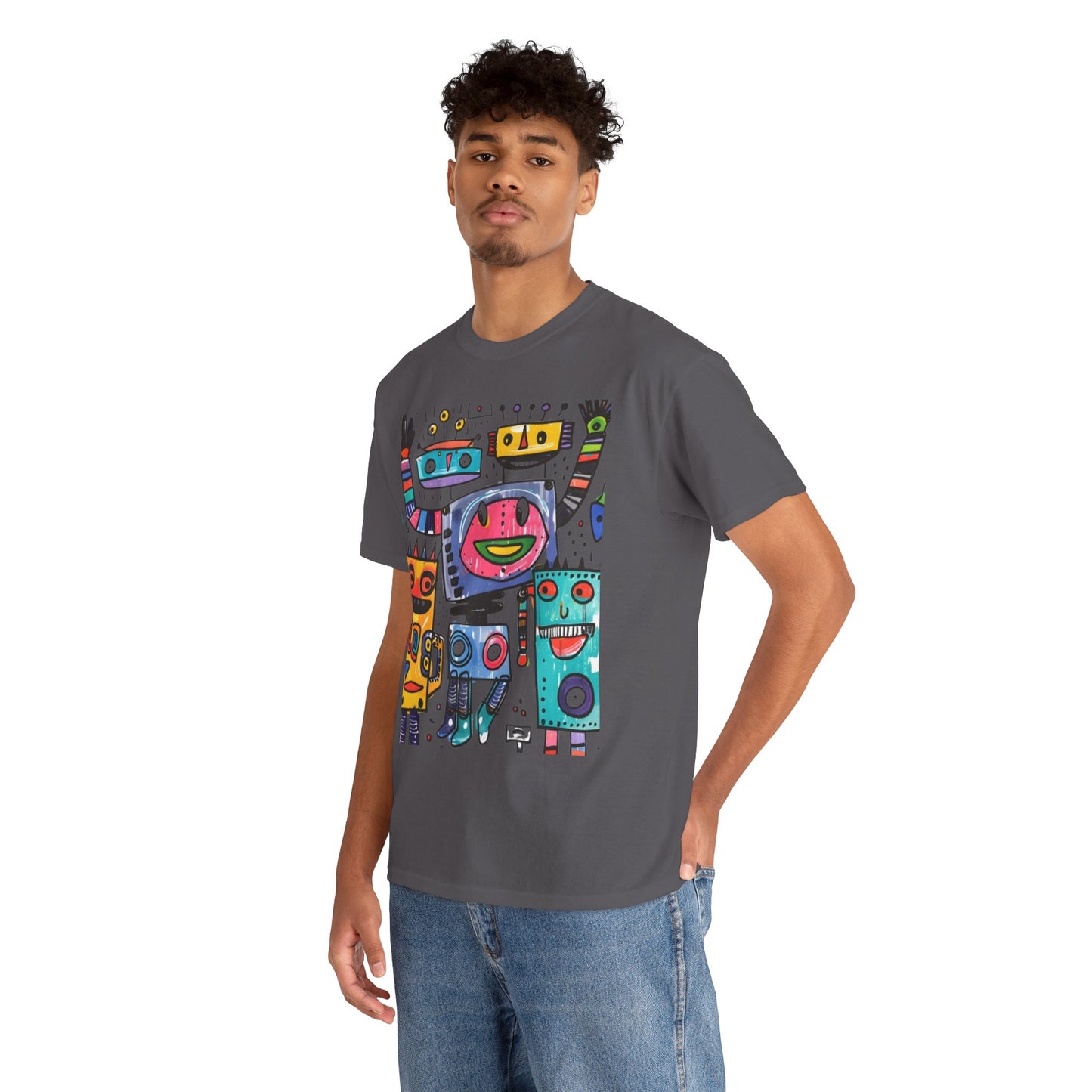 Colorful Graphic Cotton Tee