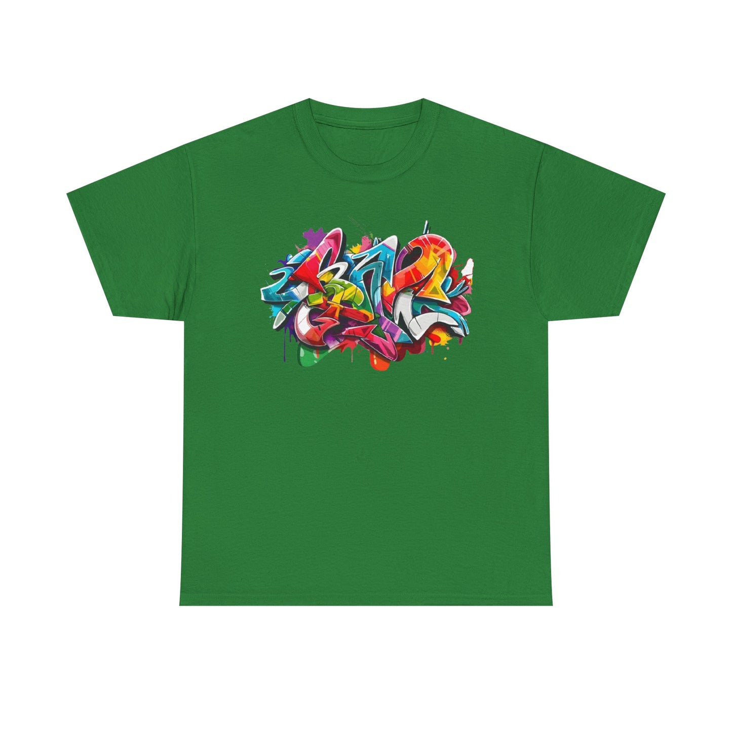 Colorful Graffiti Cotton Tee