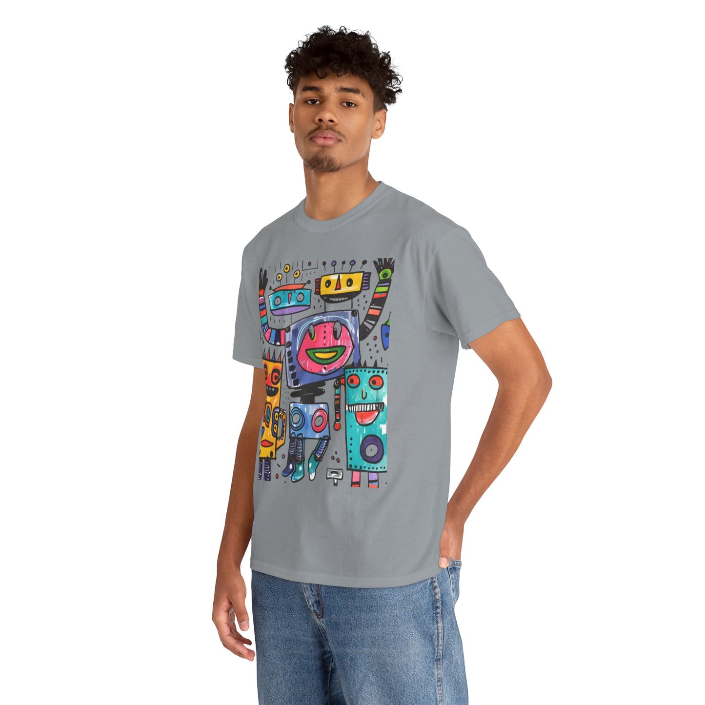 Colorful Graphic Cotton Tee