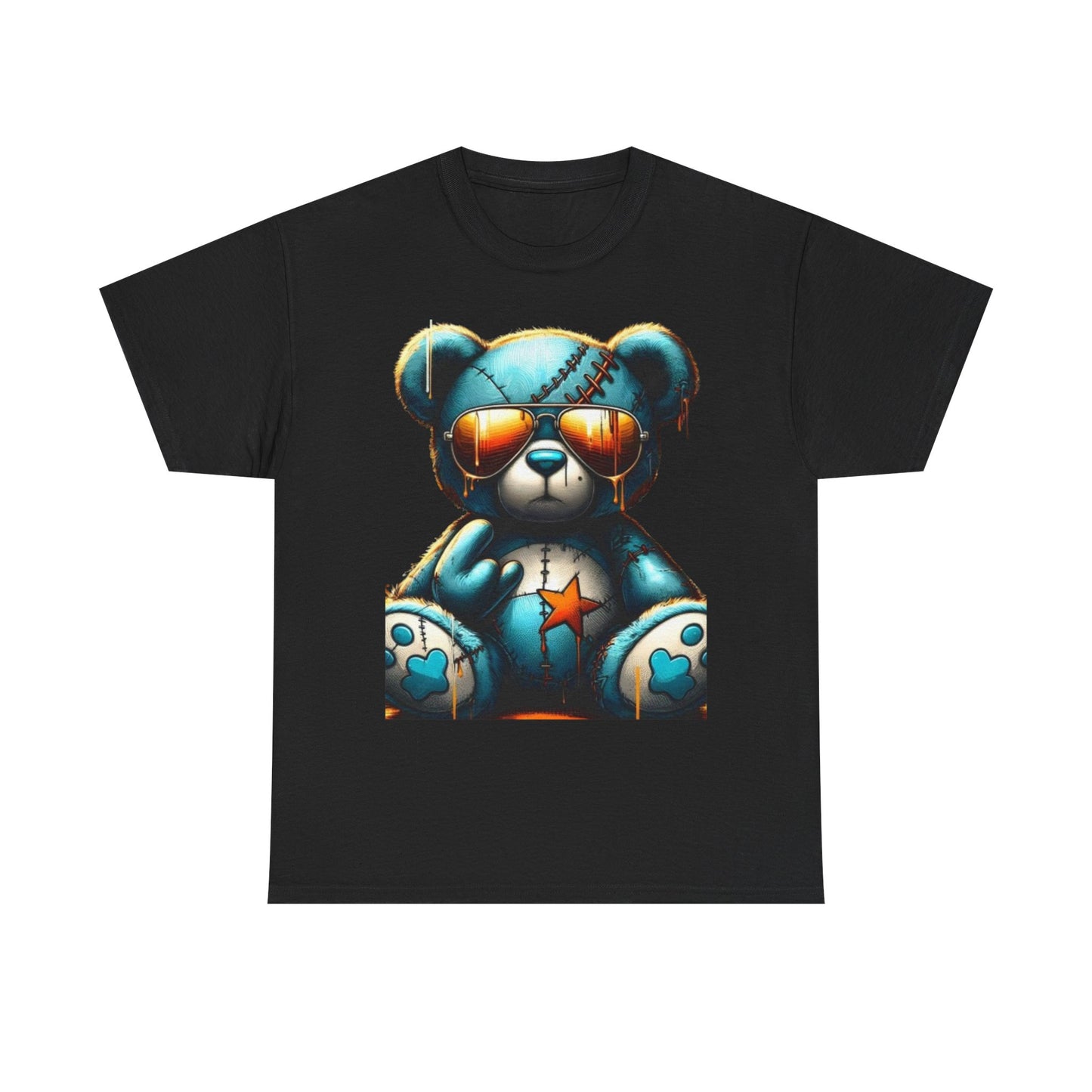 Cool Teddy Bear Cotton Graphic Tee