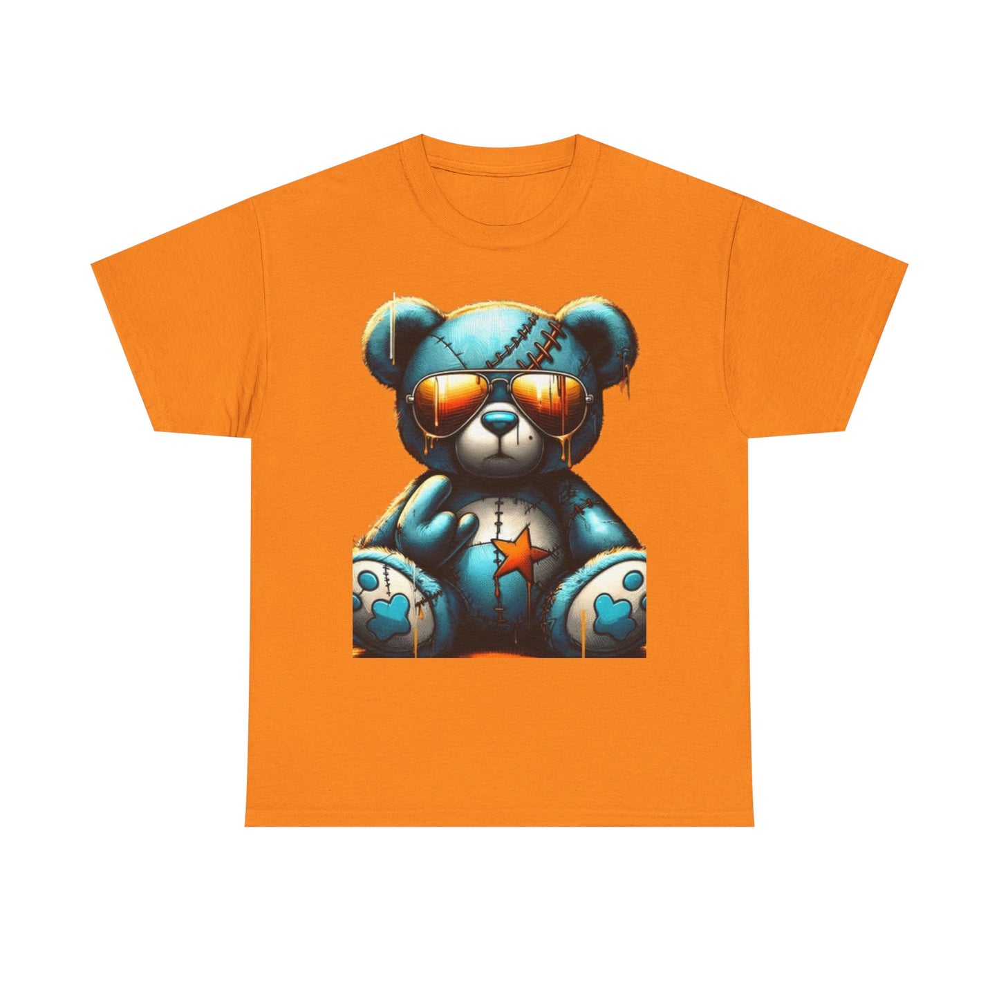 Cool Teddy Bear Cotton Graphic Tee