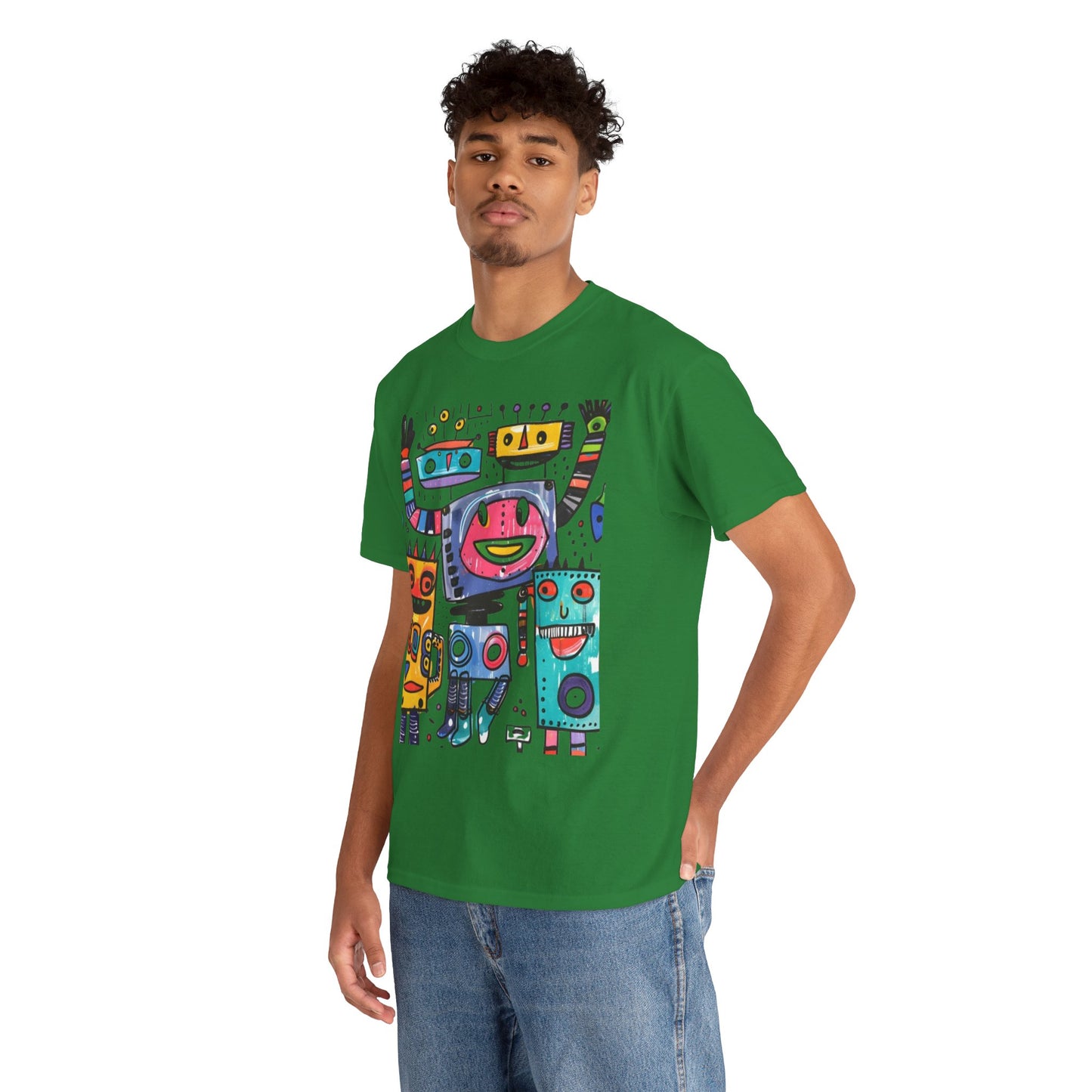 Colorful Graphic Cotton Tee