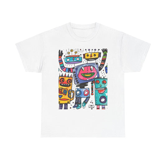 Colorful Graphic Cotton Tee