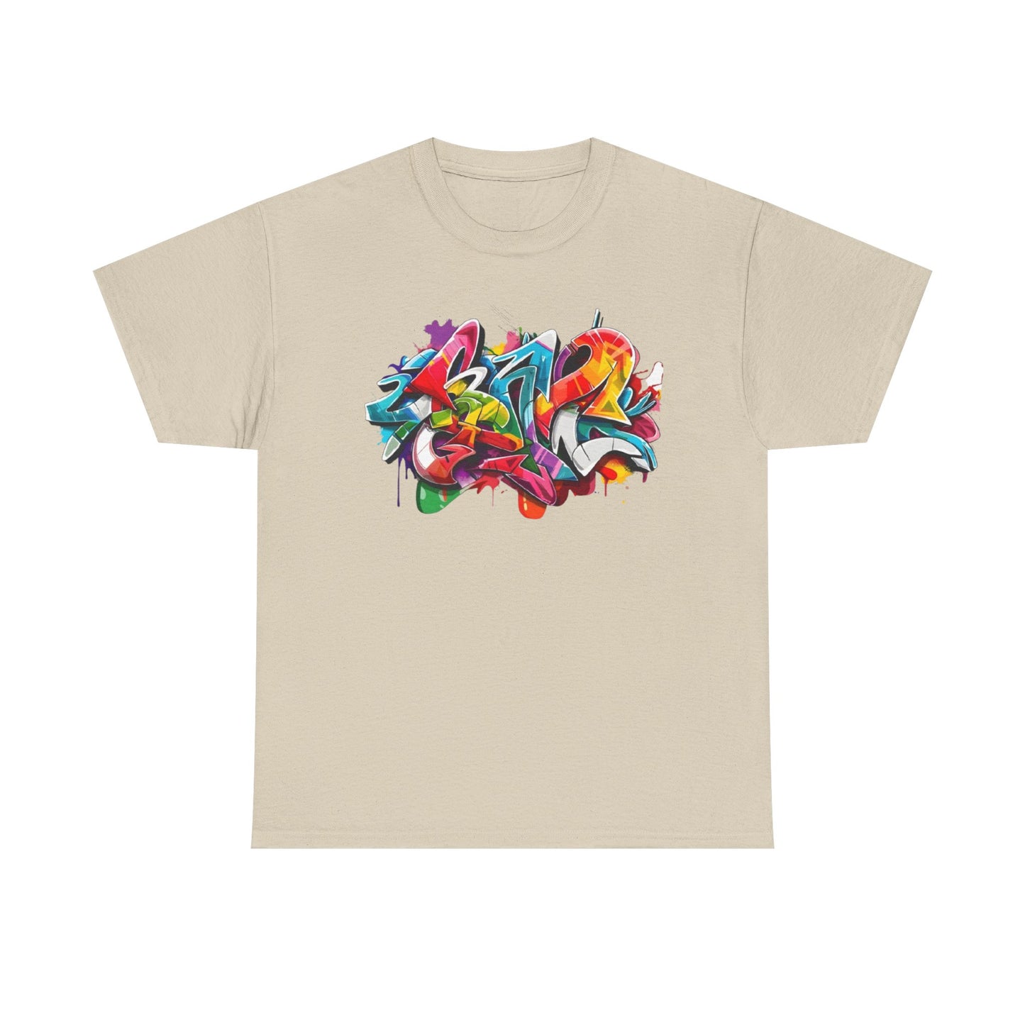 Colorful Graffiti Cotton Tee