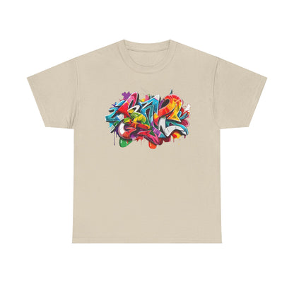 Colorful Graffiti Cotton Tee