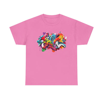 Colorful Graffiti Cotton Tee