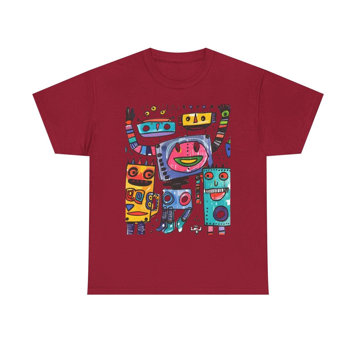 Colorful Graphic Cotton Tee