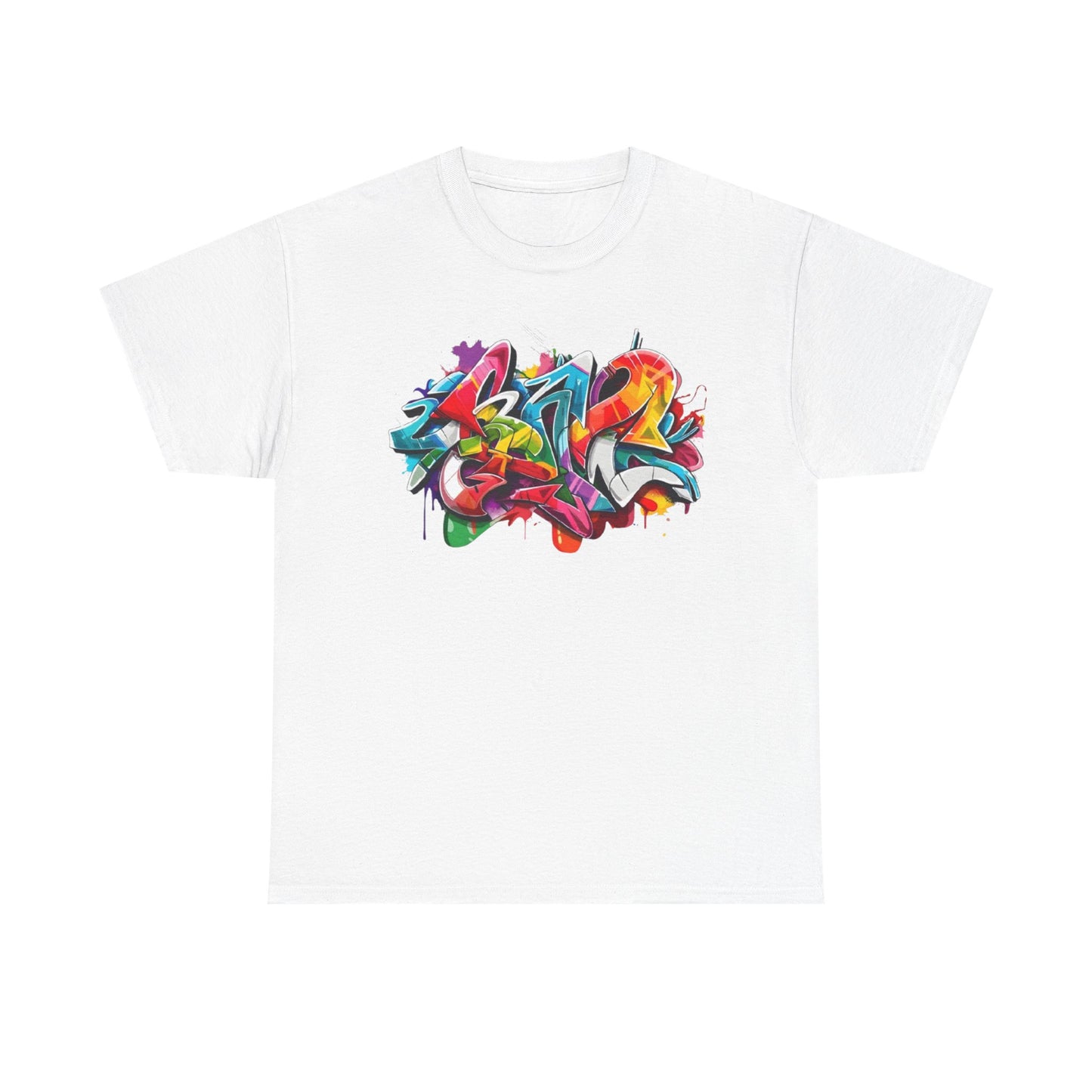 Colorful Graffiti Cotton Tee