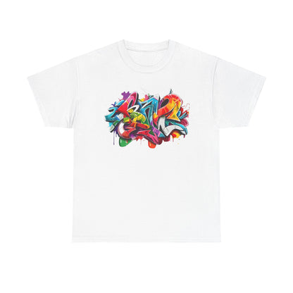 Colorful Graffiti Cotton Tee
