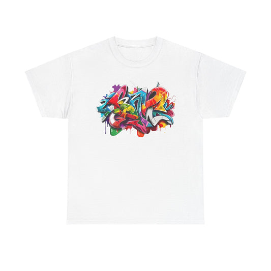 Colorful Graffiti Cotton Tee