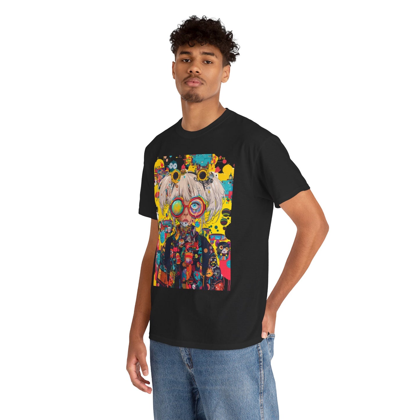 Abstract Graphic Cotton Tee