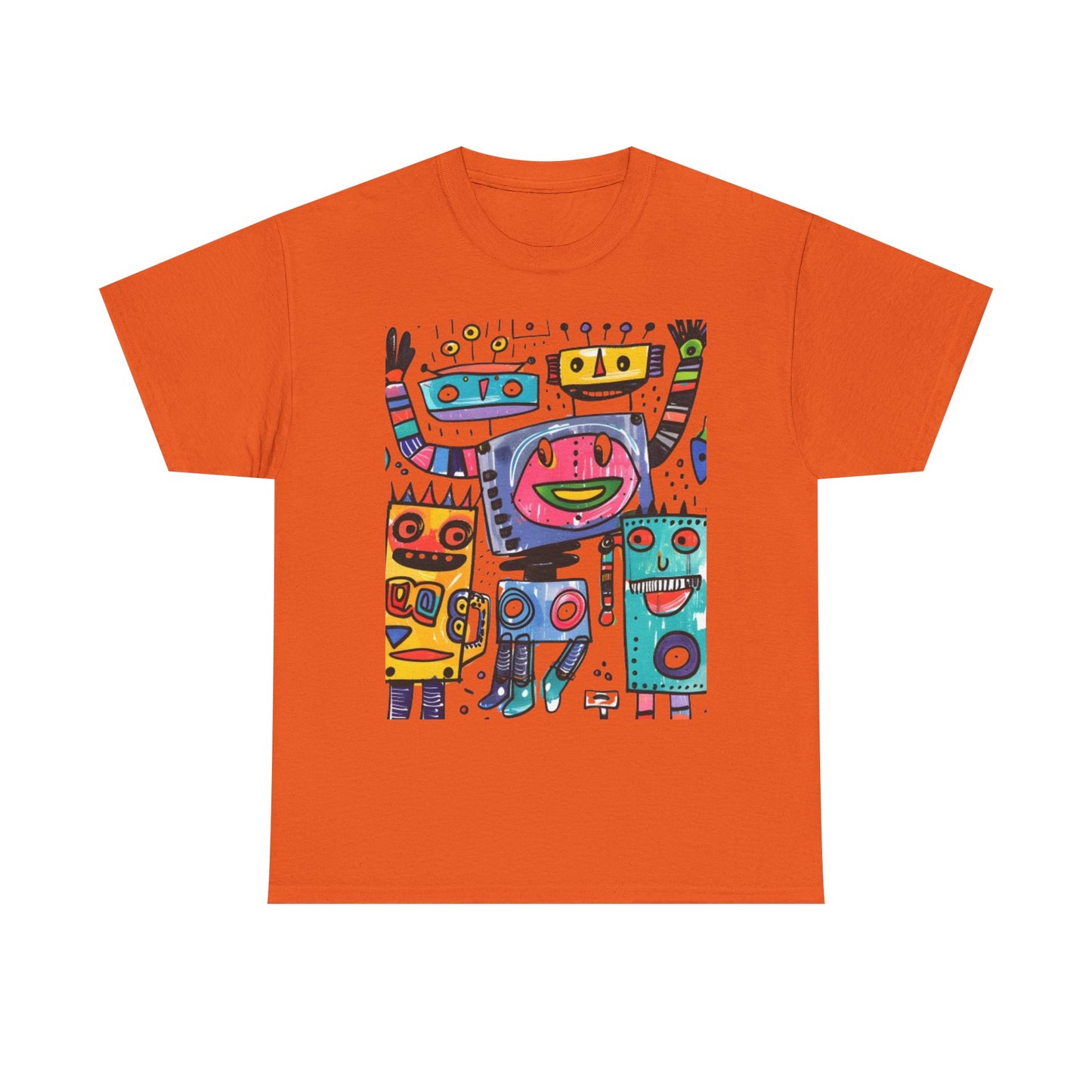 Colorful Graphic Cotton Tee