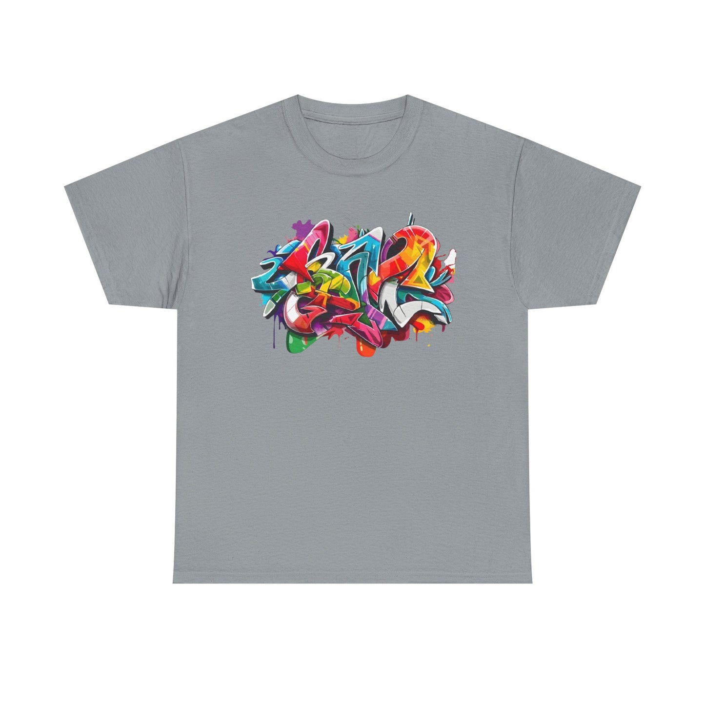 Colorful Graffiti Cotton Tee