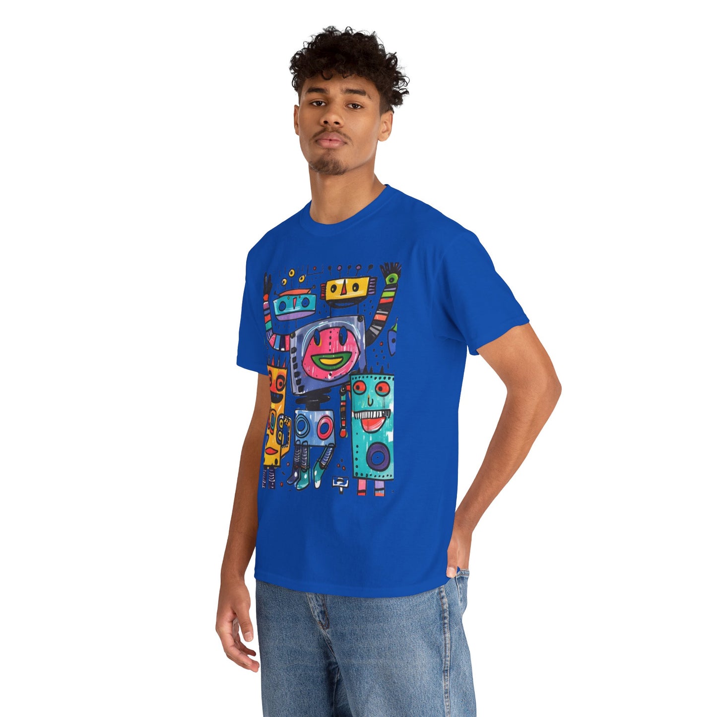 Colorful Graphic Cotton Tee