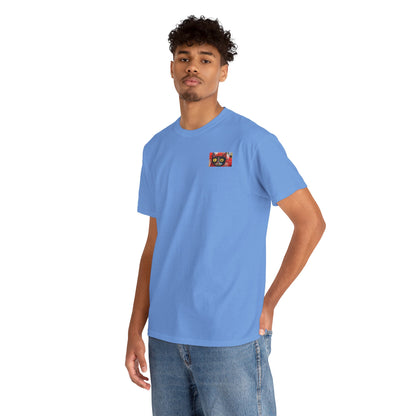 Vibrant Cat Art Cotton Tee