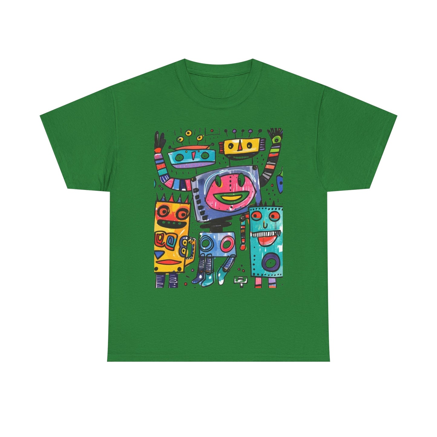 Colorful Graphic Cotton Tee
