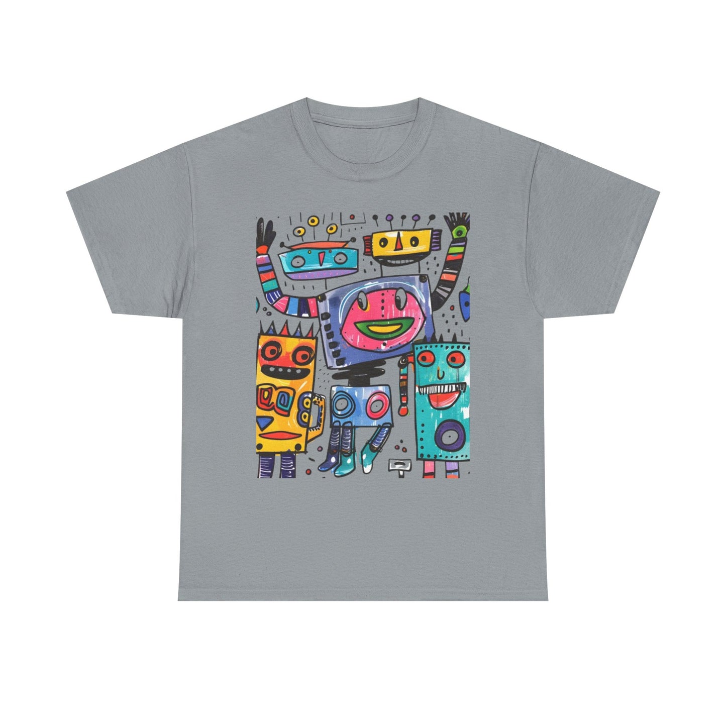 Colorful Graphic Cotton Tee