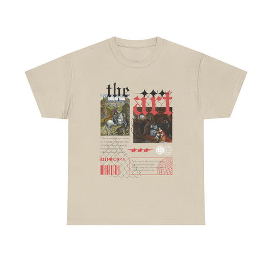 Art-Inspired Unisex Heavy Cotton Tee