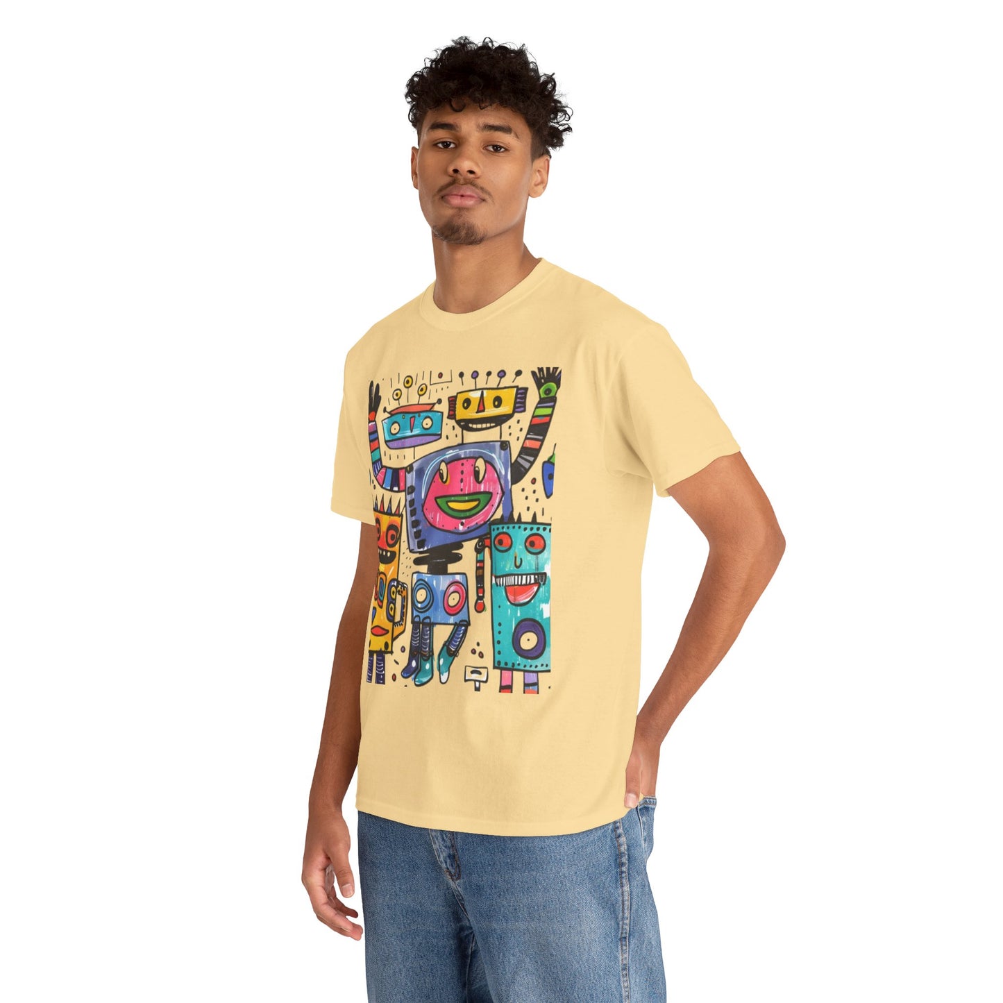 Colorful Graphic Cotton Tee