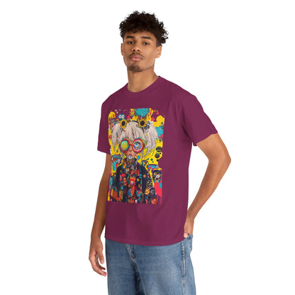 Abstract Graphic Cotton Tee