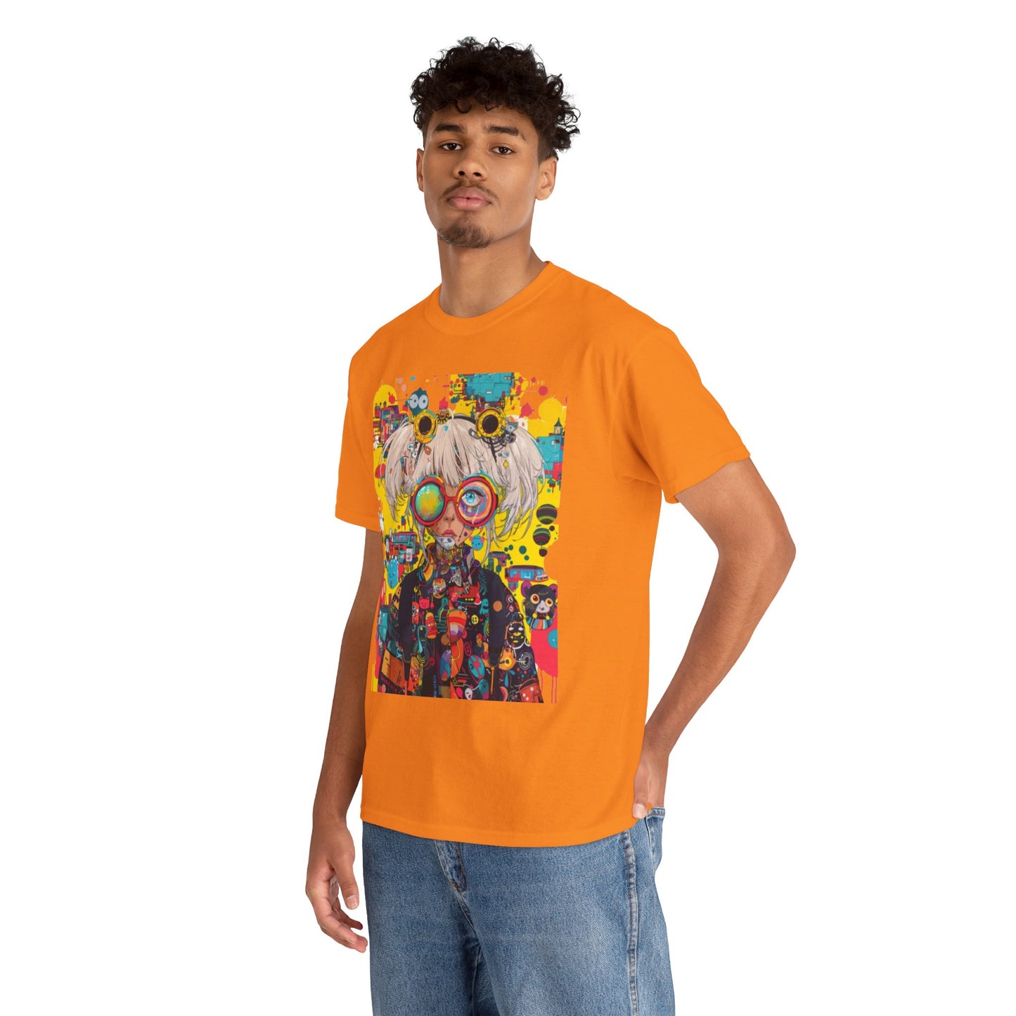 Abstract Graphic Cotton Tee