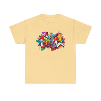 Colorful Graffiti Cotton Tee