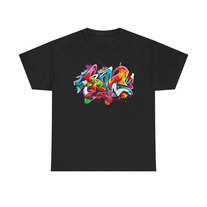 Colorful Graffiti Cotton Tee