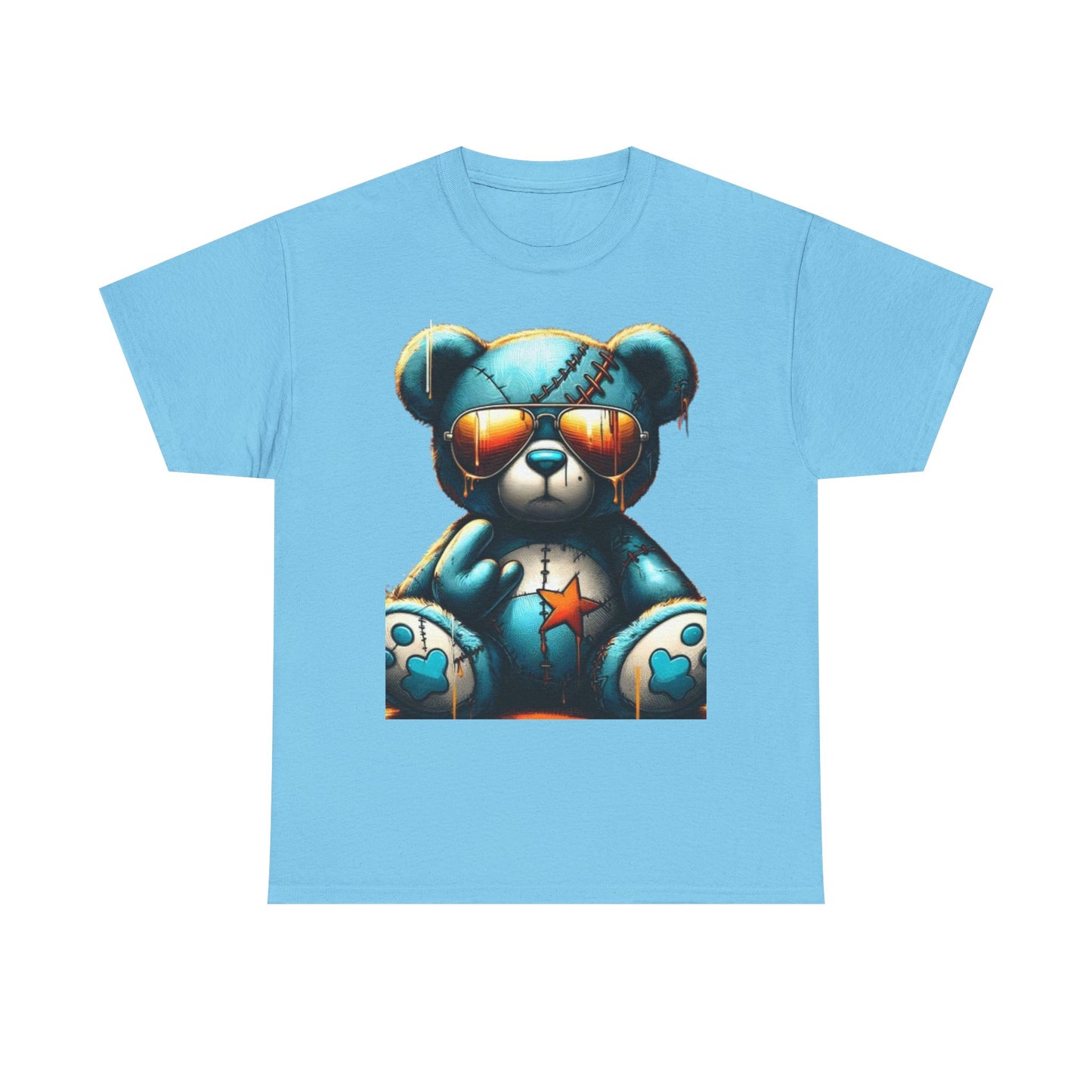 Cool Teddy Bear Cotton Graphic Tee