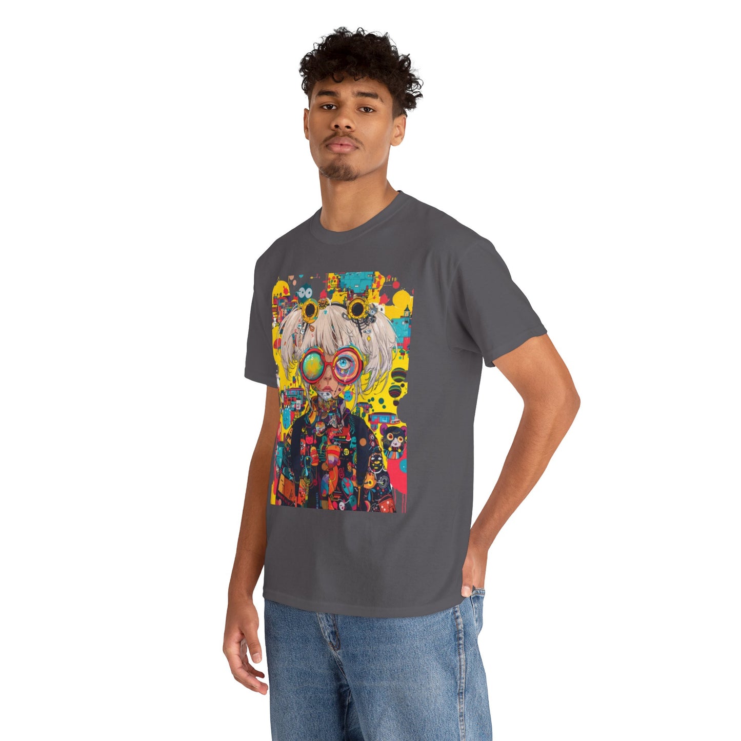 Abstract Graphic Cotton Tee