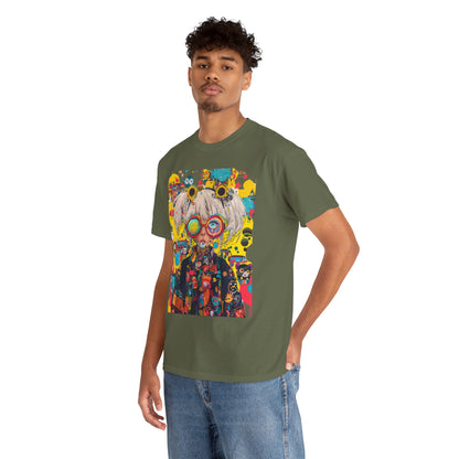 Abstract Graphic Cotton Tee