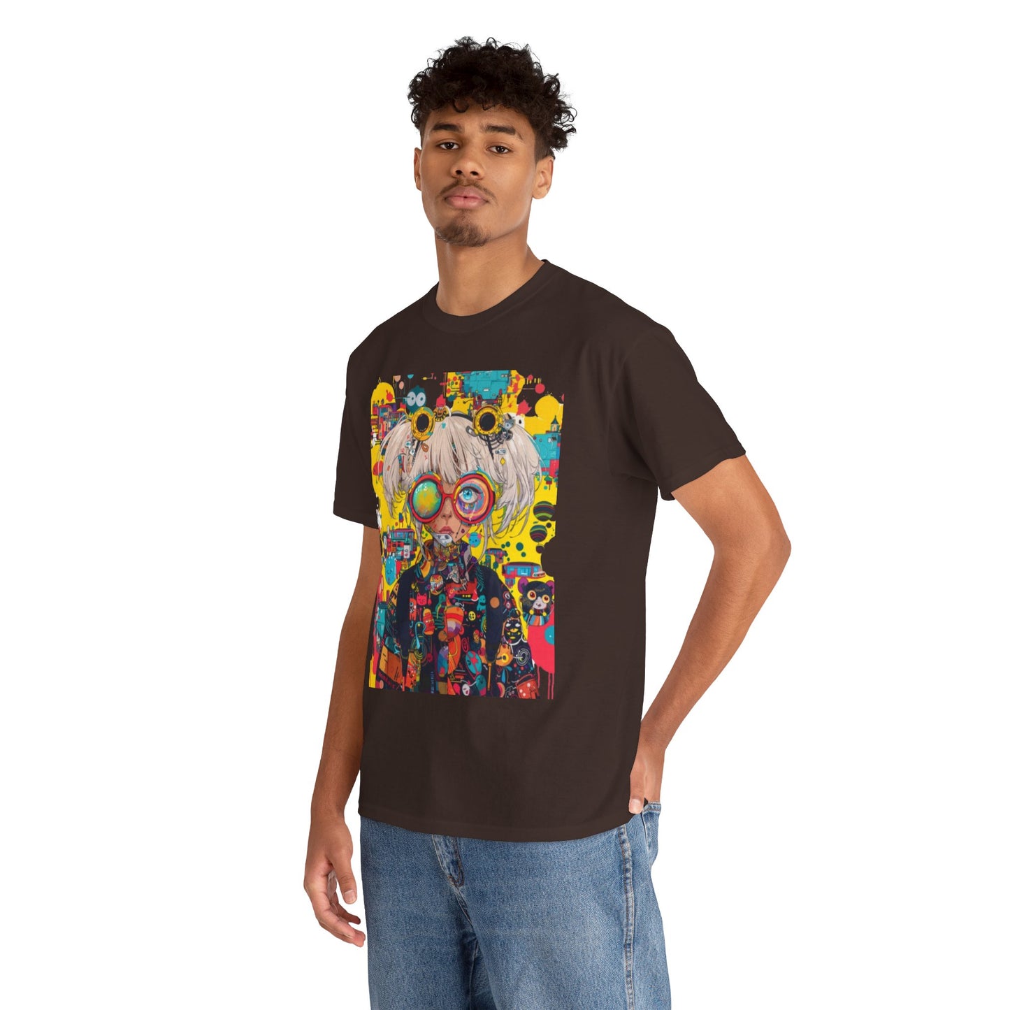 Abstract Graphic Cotton Tee